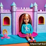 바비 활용 어린이 스토리텔링 - **Prompt 1: A Magical Barbie Adventure in a Child's Imagination**
    "A vibrant, imaginative scene ...