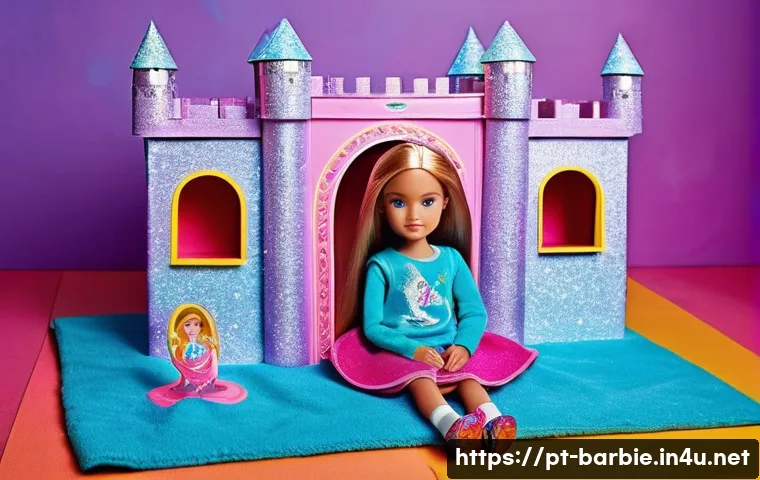 바비 활용 어린이 스토리텔링 - **Prompt 1: A Magical Barbie Adventure in a Child's Imagination**
"A vibrant, imaginative scene ...